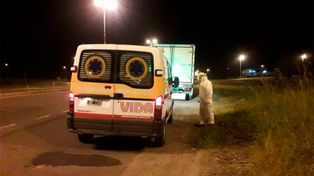 Camionero presentó síntomas de Covid 19 durante un control