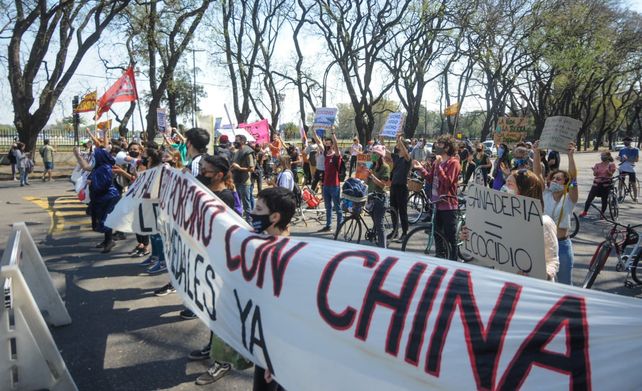 Ambientalistas llevaron a la ex Rural su reclamo por una ley de humedales