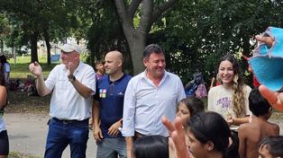 La colonia de San Lorenzo se despidió con una gran fiesta donde estuvo el intendente Leonardo Raimundo.