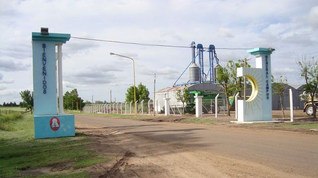 Camino de acceso a General Campos.
