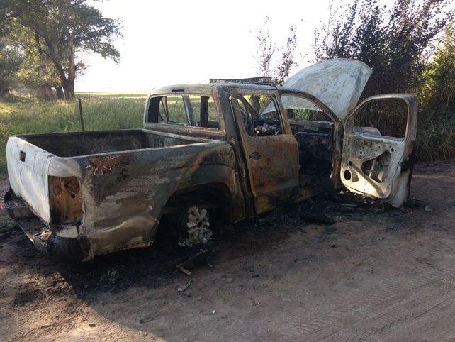 Destruido. Así fue encontrada