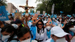 Masivas marchas en contra del aborto legal en varias ciudades de México