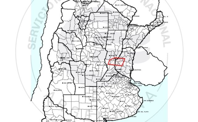 Alerta a corto plazo por tormentas fuertes y lluvias intensas para una franja de la provincia