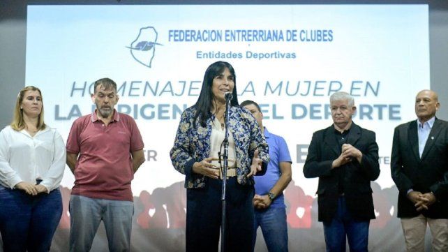 Alicia Aluani encabezó un acto homenaje a mujeres dirigentes deportivas.&nbsp;