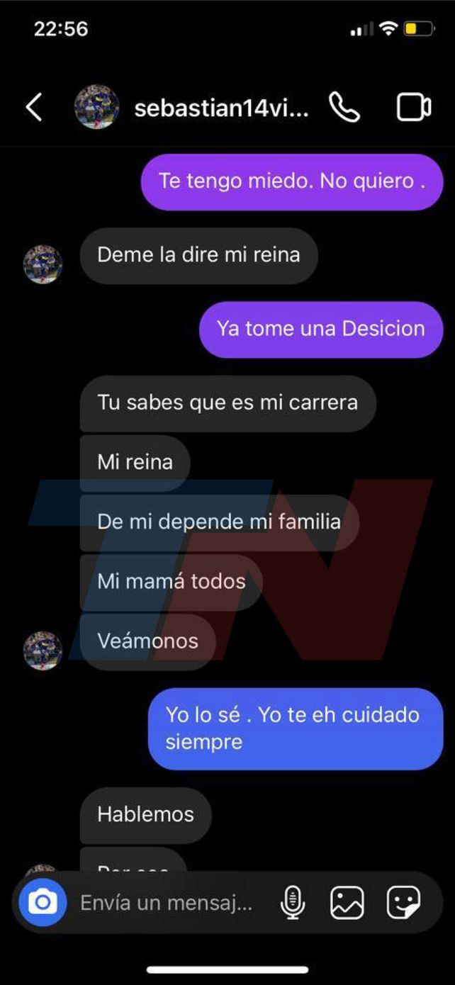Nuevos chats comprometedores sobre la denuncia de abuso contra Sebastián Villa