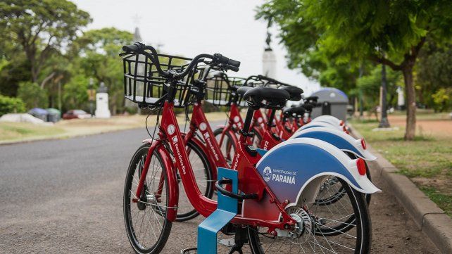 El sistema de bicicletas públicas de Paraná será sin costo durante toda la semana