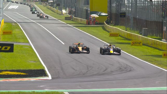 Max Verstappen y Lando Norris