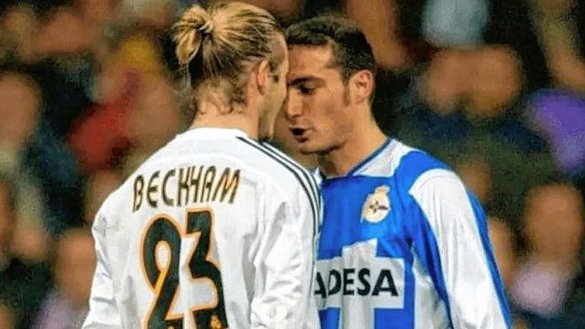 La historia detrás de la pelea de Scaloni con David Beckham