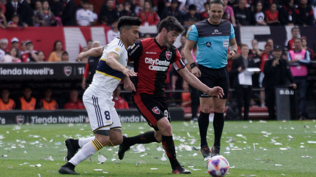 Pablo Pérez jugó en la victoria frente a Boca en el Coloso y no volverá a estar hasta la próxima temporada.