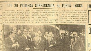 En 1933, Federico García Lorca y Carlos Gardel estuvieron en Rosario, se alojaron en lo que hoy es la sede de gobierno de la UNR.&nbsp;