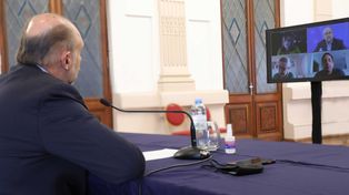 El gobernador Perotti mantuvo un encuentro virtual con el ministro de Educación nacional Nicolás Trotta.