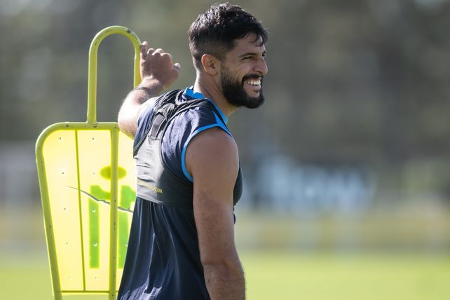 Facundo Mallo sabe lo que es jugar un clásico y también convertir. El uruguayo jugó su último partido ante Aldosivi.