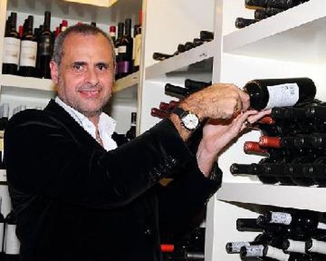 Amado Boudou acompañó a Jorge Rial en la presentación de su nueva línea de vinos