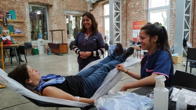 Funes viene promoviendo la donación de sangre a través de colectas.