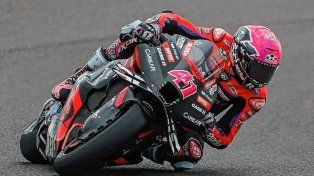 El español Aleix Espargaró estableció el mejor tiempo en la segunda tanda de ensayos de cara al GP de Moto GP de Termas de Río Hondo.