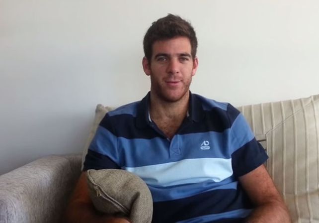 Juan Martín Del Potro. Foto: Captura de video