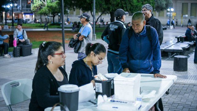Paraná: vacunaron a personas en situación de calle