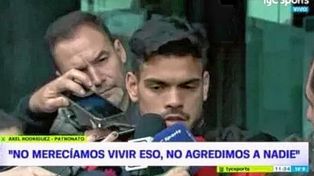 El jugador de Patronato Axel Rodríguez: Fue una noche muy difícil&nbsp;