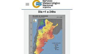 El Gobierno provincial advierte sobre el riesgo extremo de incendios en Entre Ríos.