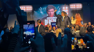 El presidente Javier Milei en La Derecha Fest&nbsp;