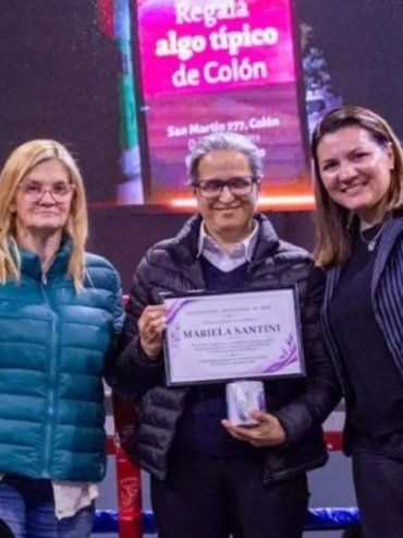 La Federación Argentina de Box distinguió a la paranaense Mariela Santini