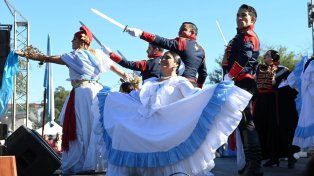 Los festejos por el Día de la Bandera en la ciudad de Santa Fe