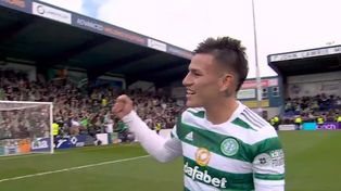 El santafesino Bernabei hizo un gol y se metió en la historia de Celtic