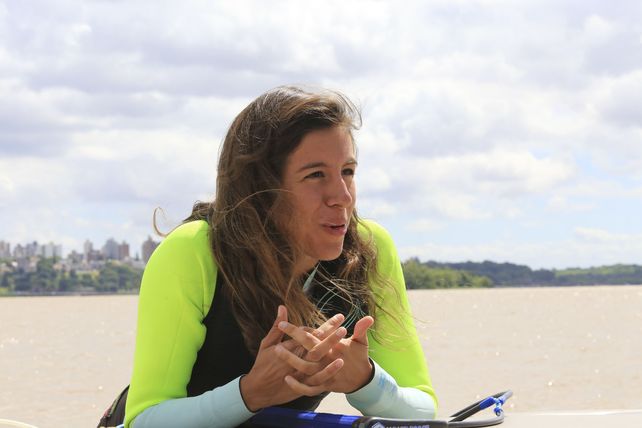 Vicky de Armas comenzó a andar en wakeboard a los ocho años. 