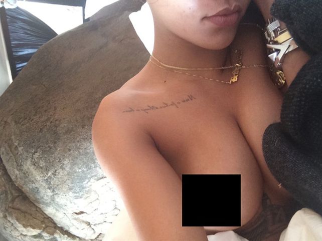 Las fotos prohibidas de Rihanna, Kim Kardashian y Kaley Cuoco