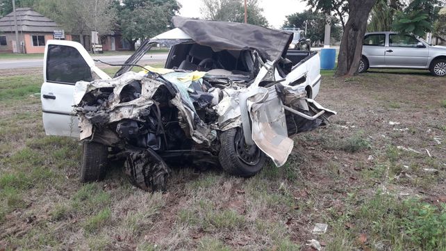 Murió una mujer en un accidente sobre la ruta 1
