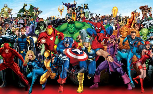 La increíble galería de personajes de Marvel.