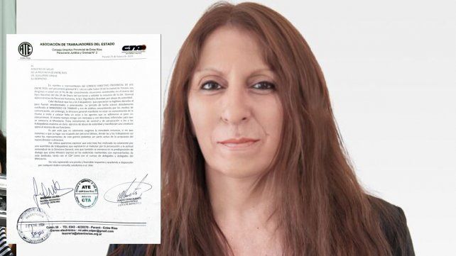 ATE pidió la renuncia de la titular de Recursos Humanos de Salud.