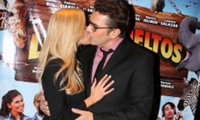 María del Mar junto a Matías Alé en el estreno de Locos sueltos en el zoo.