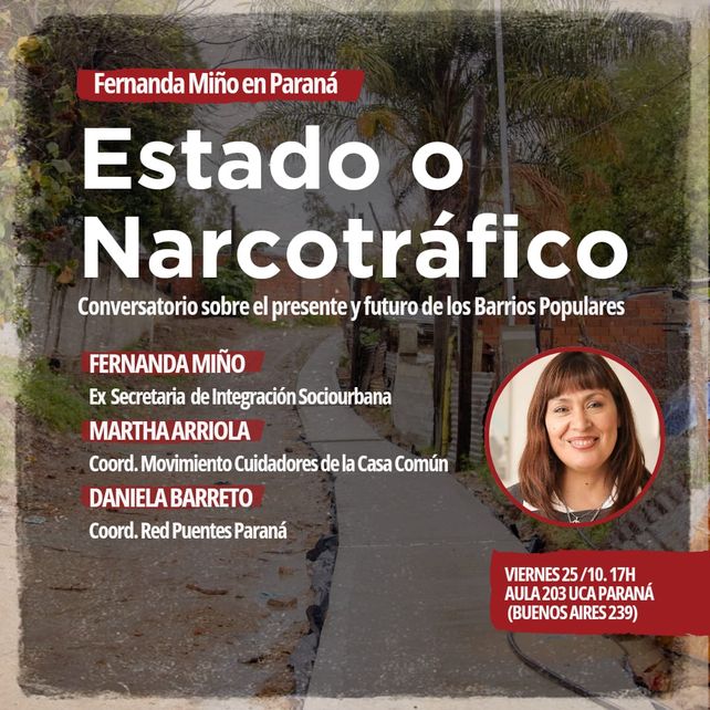 Conversatorio: Estado o narcotráfico