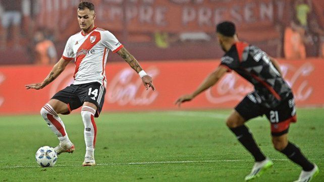 River está venciendo al Guapo en la cancha de Lanús.
