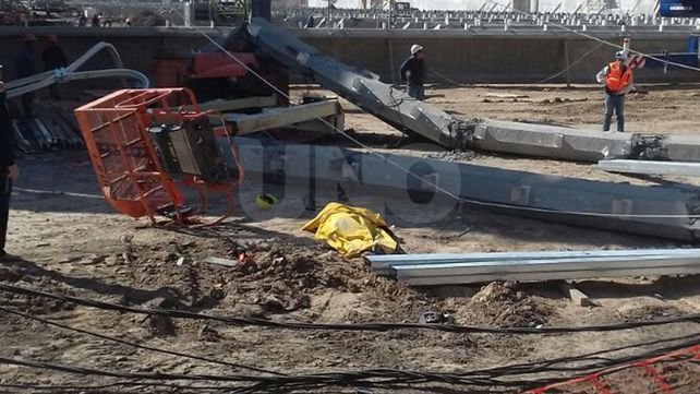 Murió un obrero de la Uocra y hubo varios heridos en una obra en el puerto de Timbúes