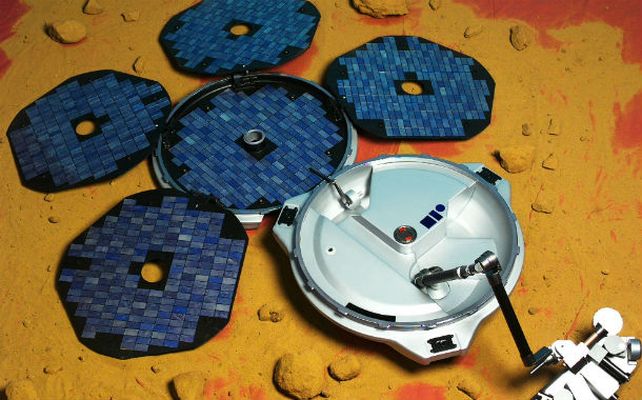 Pionera. La Beagle-2 debía buscar signos de vida en el Planeta Rojo.