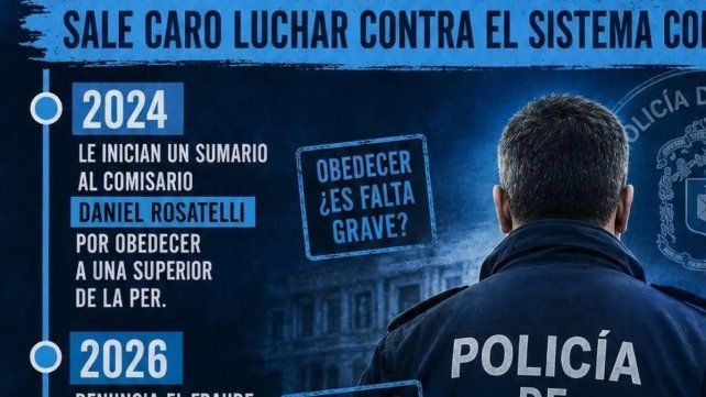 Una cuenta policial volvió a activarse y apuntó contra la cúpula tras la detención de Rosatelli.
