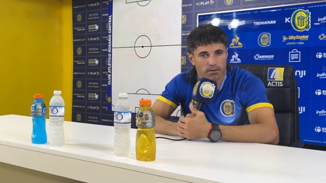 Ignacio Malcorra enfrentó los micrófonos en la previa de Central ante Huracán.