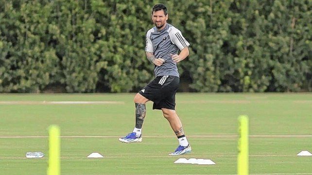 Messi volvió a entrenar con Inter Miami después de su lesión muscular Messi volvió a entrenar con Inter Miami después de su lesión muscular