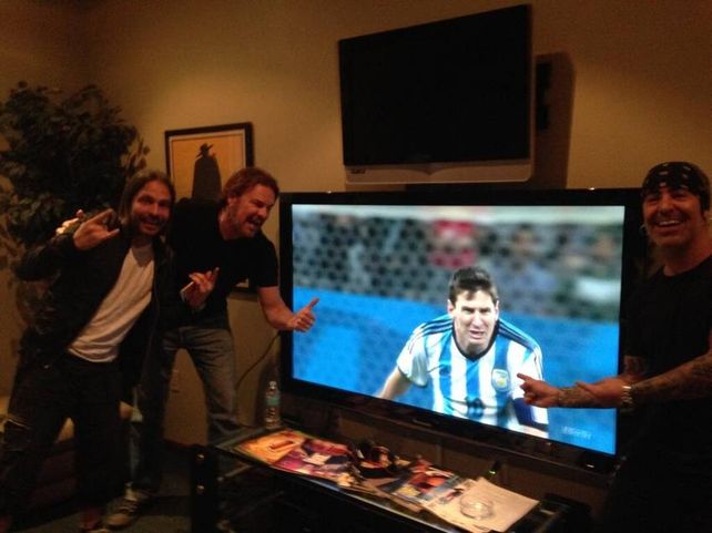 Famosos extranjeros que alientan por Argentina