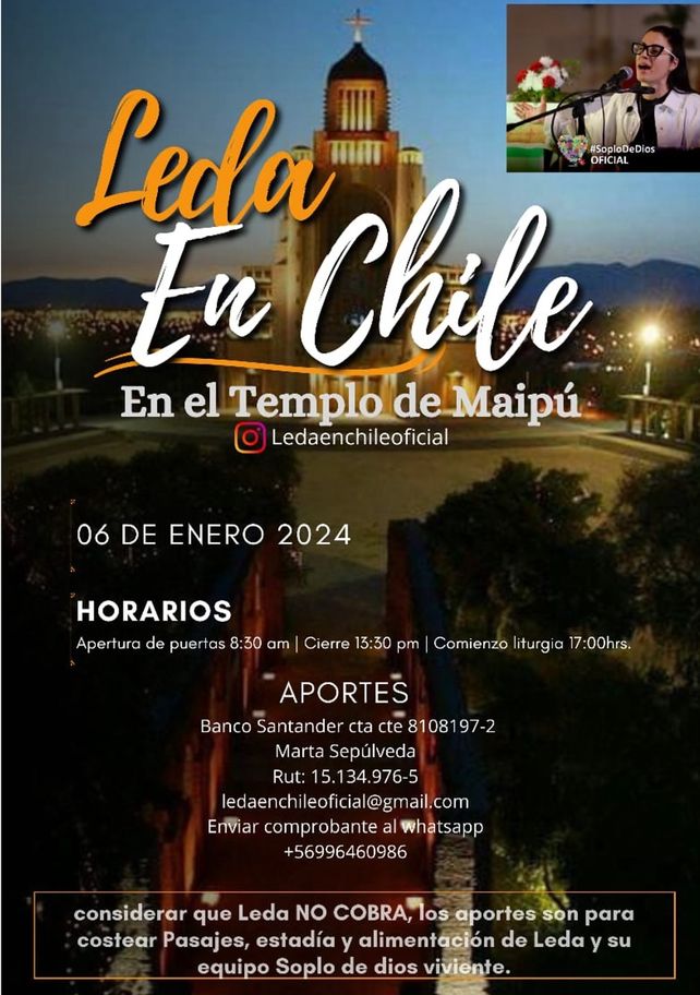 Polémicas declaraciones de la sanadora rosarina Leda Bergonzi en Chile sobre el cáncer