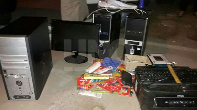 Detuvieron a dos delincuentes y recuperaron todo lo robado en la Comuna de Sancti Spiritu