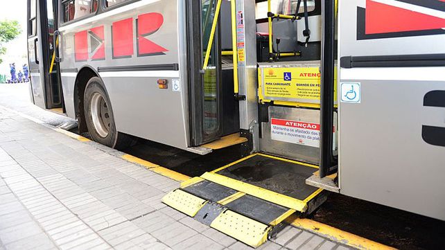Informaron el recorrido de los colectivos que tienen rampas