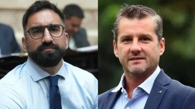 Los diputados Alejandro Bongiovanni y Mariano Campero (der.) defendieron sus créditos del Banco Nación.