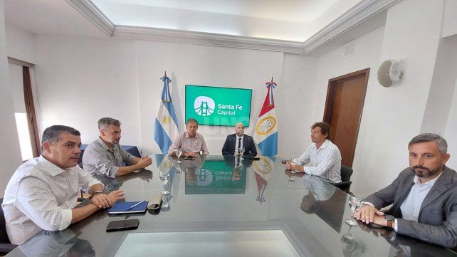 El ministro de Seguridad Claudio Brilloni se reunió con el intendente Emilio Jatón