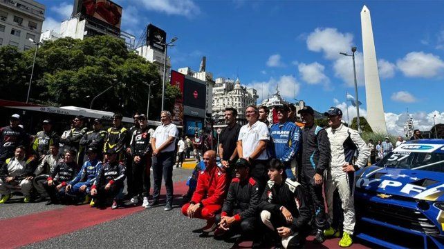 El TC2000 arrancó la temporada 2026 con una caravana por la 9 de Julio y el Obelisco
