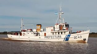 El guardacostas Mandubí, de la Prefectura Naval Argentina (PNA) arribará por estas horas al muelle 2 de la Estación Fluvial del puerto de Rosario.