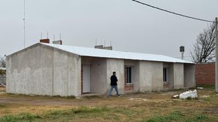 Las unidades habitacionales ya tienen el 50% de la infraestructura y hay nueve familias que pronto disfrutarán de sus viviendas.