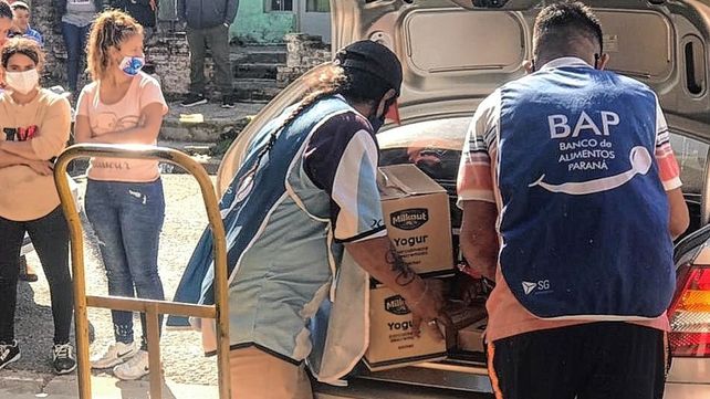 Banco de Alimentos: en Entre Ríos asisten a unas 165 organizaciones.